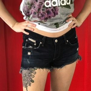 Rag & Bone 25 cut off jean shorts Doris